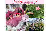 (1256)フラワー　花　バラ　バラ園　花束　お届け便　山口県