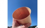 【熟練木工職人手作り】THOOK(スーク）桧・指が透けてしまうほどの薄さを持つ木のグラス 工芸品 木のグラス 木製 カップ 食器 [№5840-1562]