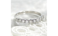 [サイズ:9.5号][ 甲府ジュエリー ][美・ダイヤモンド]HPt950製エタニティリング0.5ctUP (furu_rg_0002)