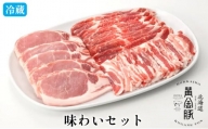 [№5525-0687]伊達産 黄金豚 味わいセット 約1.1kg【冷蔵便】