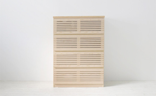 【開梱・設置】ラスティー 80cm ハイチェスト（ナチュラル）　AX031 127120 - 福岡県大木町