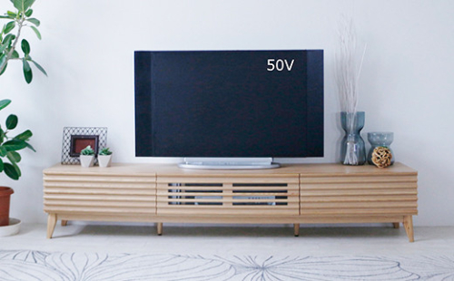 【開梱・設置】アゼル 200cm テレビボード（ナチュラル）　AX074 127122 - 福岡県大木町