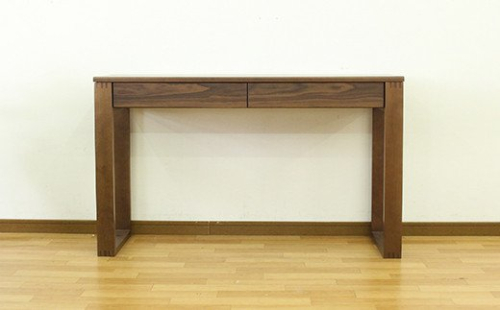 【開梱・設置】ブルーム 120cm デスク（ウォールナット）リモートワーク テレワーク　AX097 127137 - 福岡県大木町