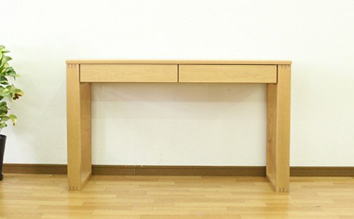【開梱・設置】ブルーム 120cm デスク（ナチュラル）リモートワーク テレワーク　AX098 127138 - 福岡県大木町
