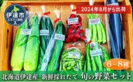 [№5525-0703]新鮮採れたて！旬の伊達野菜セット（6～8種）