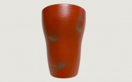 漆塗りビアカップ 210ml【伝統工芸手作り漆器】(カラー：朱）【003-001-1】
