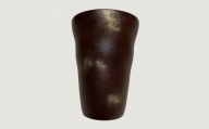 漆塗りビアカップ 210ml【伝統工芸手作り漆器】（カラー：茶）【003-001-4】