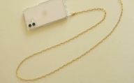 [Cherieオリジナルスマートフォンショルダー] smartphone shoulder - shine - / gold
