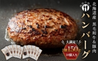 北海道産黒毛和牛＆豚肉で作ったハンバーグ 10個 2024年5月発送 牛肉 加工品 惣菜 おかず F21P-244