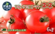 [№5525-0835]北海道 伊達 大滝農園 ミニトマト 幻の 高糖度 フルーツ ネネ 約6kg トマト フルーツトマト ジューシー 甘い 濃厚