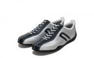 紳士靴 / ドライビングシューズ【NEGRONI(ネグローニ)】（カラー：シルバー&ブルー、サイズ：24.0cm）