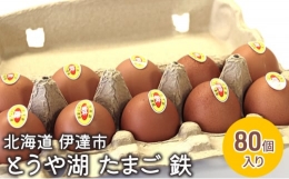 【ふるさと納税】[?5525-0914]北海道 伊達市 とうや 卵 鉄 80個 入り たまご