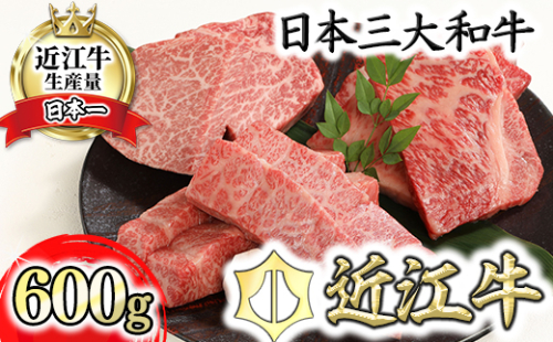 近江牛A5ランク厳選カットステーキ3種【600g】【DG03W】 128239 - 滋賀県近江八幡市