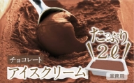 [チョコレート味] 業務用アイス2リットル 大容量 アイスクリーム