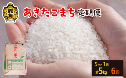 令和6年産 【定期便】秋田県鹿角市産 あきたこまち 5kg×6ヶ月／計30kg【豊田農園】 お米 米 あきたこまち  精米 米 お米 こめ コメ 県産米 国産米 ギフト お中元 お歳暮 ふるさと 返礼品 秋田 あきた 鹿角市 鹿角 送料無料 1283228 - 秋田県鹿角市