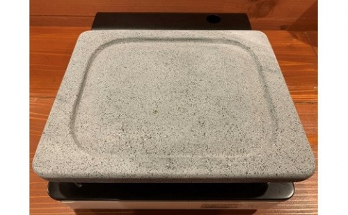 0030-12-04　FUJIBOKU　富士山溶岩プレート　（調理器具　アウトドア用品　バーベキュー　BBQ　プレート　遠赤外線）