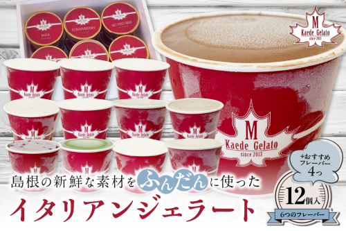  ジェラートセット おやつ お菓子 デザート スイーツ アイス ジェラート 冷菓 ギフト 贈り物 ご褒美 ひんやりグルメ お取り寄せ 【003_0036】 1284964 - 島根県浜田市