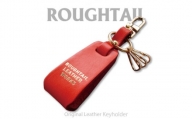 Roughtail leather works＜ レザーチャームキーホルダー＞オレンジ【1498036】