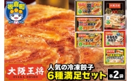 大阪王将　人気の冷凍餃子6種満足セット 計12パック180個  冷凍餃子