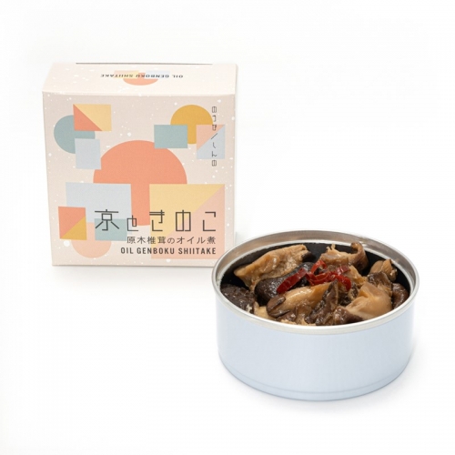 京丹後市産　きのこの缶詰　原木しいたけのオイル煮　3缶セット　1個 1292641 - 京都府京丹後市