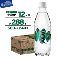 【12か月定期便】VOX バナジウム 強炭酸水 500ml 24本(ミントフレーバー)