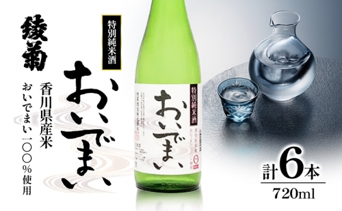 綾菊　特別純米酒「おいでまい」　6本セット 1295242 - 香川県綾川町