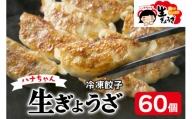 ハナちゃん生ぎょうざ 冷凍餃子 60個セット [0047]
