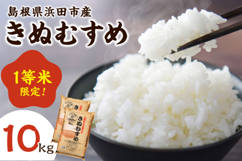 【令和7年産】浜田市産きぬむすめ10kg お取り寄せ 特産 お米 精米 白米 ごはん ご飯 コメ 新米 新生活 応援 準備 10キロ 10kg 10キロ【197_1957】 1297271 - 島根県浜田市