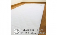 【G0522】三河木綿　ドビー織り　フラットシーツ（S2650F）