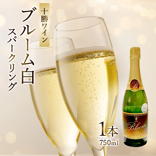 十勝ワイン　ブルーム白1本　北海道スパークリング　瓶内二次発酵 1297924 - 北海道池田町
