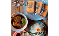 館山スープカレー(ラムチョップ)冷凍パック　辛口3人前【1483378】