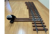 ミニ鉄道パーツ 合成枕木製6番片開き分岐器(左) 1セット