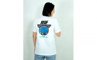 東松島市「ブルーインパルスマンホール（Olympic）」 Tシャツ　カラー：ホワイト　サイズ：Ｓサイズ