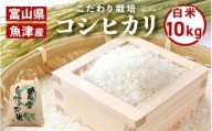 【白米】富山県魚津産コシヒカリ（こだわり栽培）10kg
