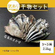 おまかせ訳あり干物セット(3〜5種) 約2.5kg 富山 魚津 浜浦水産 自家用 家庭用 ※北海道・沖縄・離島への配送不可
