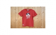 CHUMS HAKUBAオリジナルTシャツ「SKI BOOBY」メンズL / レッド2020モデル【1494725】
