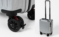[PROEVO] スーツケース 100席未満 機内持ち込み対応 ストッパー付き 拡張機能 8輪 コインロッカー対応 SS (SP-シルバー) [10011A]　AY224