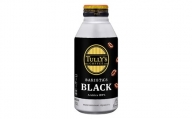 131-21　TULLY'S COFFEE（タリーズコーヒー） BARISTA'S BLACK 390ml ×24本　缶コーヒー