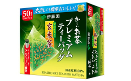 伊藤園 お〜いお茶プレミアムティーバッグ 宇治抹茶入り玄米茶 50袋×5セット(1ケース)お湯でも水でも急須品質のカップ用ティーバッグこんがり炒りあげた国産うるち米を使用した、香ばしい宇治抹茶入り玄米