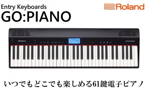 電子ピアノ Roland 61鍵盤 ピアノ GO:PIANO ローランド bluetooth 対応 配送不可：離島 131025 - 静岡県浜松市