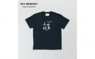《0》【KEYMEMORY 鎌倉】トラベルイラストTシャツ NAVY