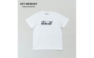 《3》【KEYMEMORY 鎌倉】フラワーロゴTシャツ WHITE