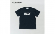《0》【KEYMEMORY 鎌倉】フラワーロゴTシャツ NAVY