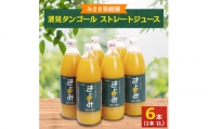 みさき果樹園のストレートジュース　清見タンゴール　1L×6本入り＜D21-21＞【1494292】