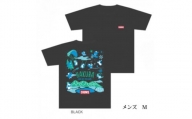 CHUMS×HAKUBA BoobyTシャツ メンズ　M /ブラック【1502100】