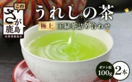 うれしの茶　極上玉緑茶　2本入　詰め合わせ（ギフト用）　B-752