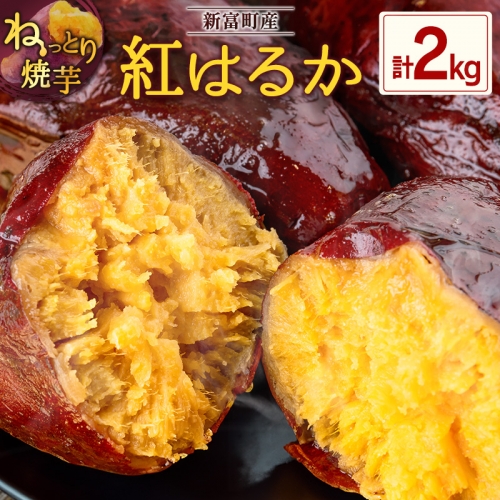 特製焼き芋！熟成蜜芋「紅はるか」計2kg 国産 新富町産 さつまいも ねっとり焼芋 イモ【A310】 1317791 - 宮崎県新富町