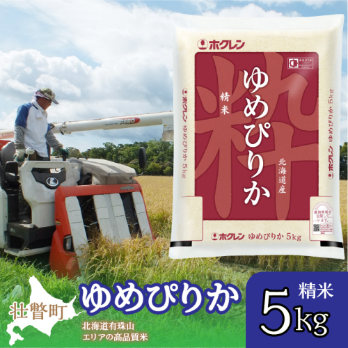 【新米】【令和7年産】（精米5kg）ホクレンゆめぴりか SBTD034 1318365 - 北海道壮瞥町