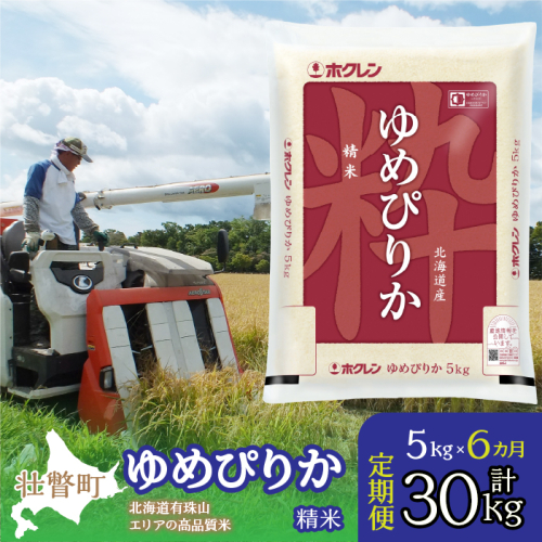 【令和6年産 新米 6ヶ月定期配送】（精米5kg）ホクレンゆめぴりか SBTD036 1318367 - 北海道壮瞥町