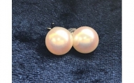 あこや本真珠のピアス（8mm珠・スタッドタイプ・ホワイトピンクカラー）パール ネックレス ジュエリー 冠婚葬祭 入学式 6月誕生石 宝石【R00707】